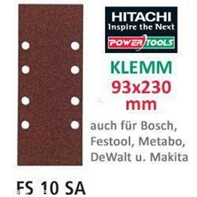 HiKoki Schleifpapier SP f. Klemm Schwingschleifer 93x230 K150