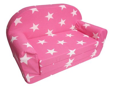 Kindersofa klappbar pink Kindercouch Kinderzimmermöbel Spielsofa Sofa Couch