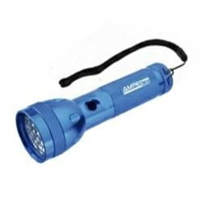 Ampercell MultiLED 28 LED-Taschenlampe aus Aluminium in Blau