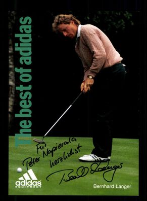 Bernhard Langer Autogrammkarte Original Signiert Golf + A 224567