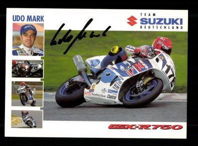 Udo Mark Autogrammkarte Original Signiert Motorsport + A 224588