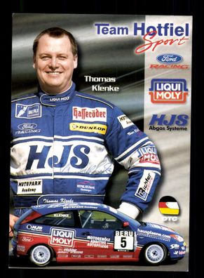 Thomas Klenke Autogrammkarte Original Signiert Motorsport + A 224614