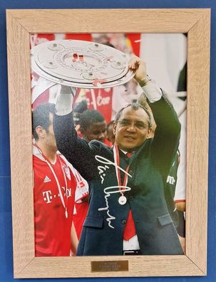 Felix Magath Bayern München Deutscher Meister 2005 und 2006 Original Signiert