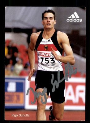 Ingo Schultz Autogrammkarte Original Signiert Leichtathletik + A 224811