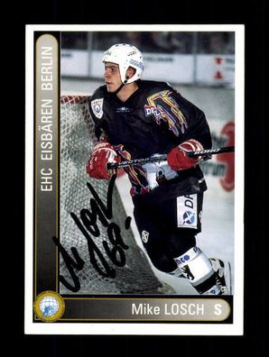 Mike Losch EHC Eisbären Berlin Original Signiert Eishockey ## A 224858