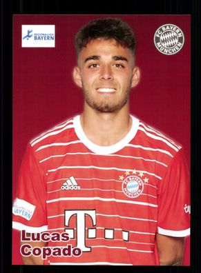 Lucas Copado Autogrammkarte Bayern München Amateure 2022-23