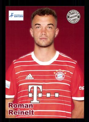 Roman Reinelt Autogrammkarte Bayern München Amateure 2022-23