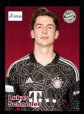 Lukas Schneller Autogrammkarte Bayern München Amateure 2022-23