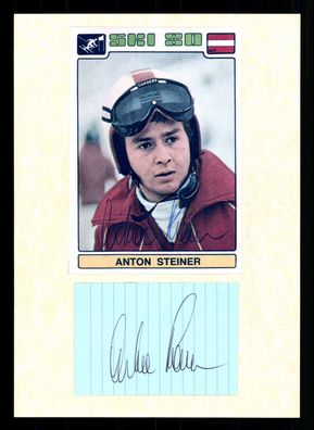 Anton Steiner Österreich 3. Olympia 1984 Abfahrt Original Signiert + G 37237