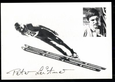 Peter Leitner Autogrammkarte Original Signiert Skispringen+ A 224444