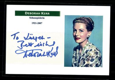 Deborah Kerr (1921-2007) Original Signiert + F 11563