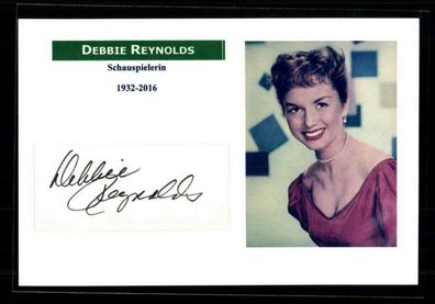 Debbie Reynolds (1932-2016) Original Signiert + F 11566