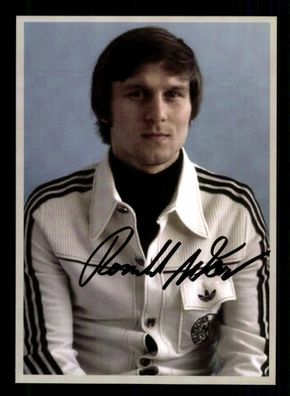 Ronald Worm Autogrammkarte DFB WM 1978 Original Signiert