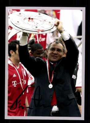 Felix Magath Autogrammkarte Bayern München Deutscher Meister Original Signiert