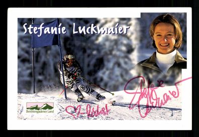 Stefanie Luckmaier Autogrammkarte Ski Alpine Original Signiert + G 37399