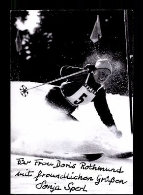 Sonja Sperl 1936-2020 Vize Weltmeisterin 1960 Orig. Sign. Ski Alpine + A 224618