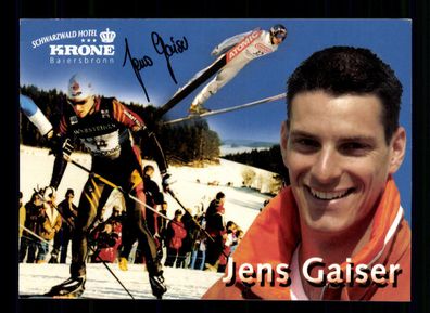 Jens Gaiser Autogrammkarte Original Signiert Nordische Kombination + A 224623