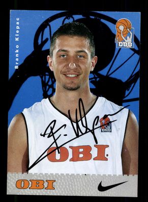 Branko Klepac Basketball Nationalmannschaft Original Signiert + A 224736