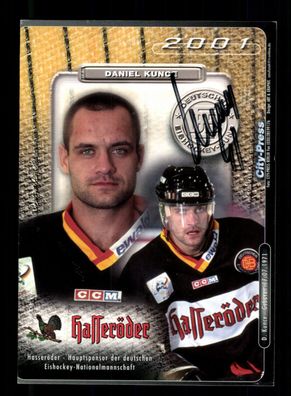 Daniel Kunce Nationalmannschaft Original Signiert Eishockey + A 224821