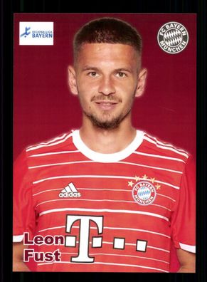 Leon Fust Autogrammkarte Bayern München Amateure 2022-23