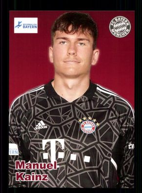 Manuel Kainz Autogrammkarte Bayern München Amateure 2022-23
