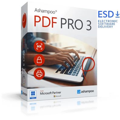 Ashampoo PDF Pro 3 |1 PC/ WIN|Dauerlizenz|Download|eMail|ESD