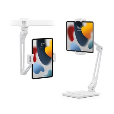 Twelve South HoverBar Duo with Snap justierbare Halterung für iPad, Tablets - Weiss