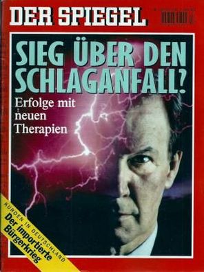 Der Spiegel Nr. 13 / 1994 Sieg über den Schlaganfall? Erfolge mit neuen Therapien