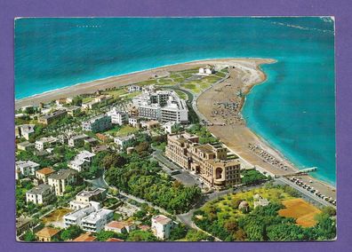 Postkarte Griechenland Rhodes/ Rhodos Ansicht der Stadt gelaufen nach Mutzschen