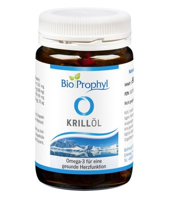 BioProphyl® Krill-Öl | 130 mg Omega 3 Fettsäuren | 590 mg Krillöl