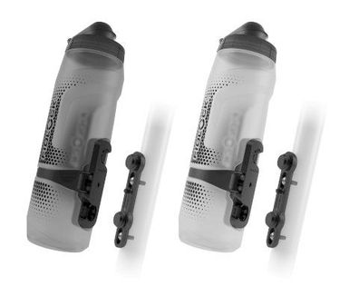 Fidlock Trinkflaschen Set TWIST inkl. bike base Inhalt: 800 ml | transparent sch