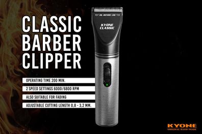 Kyone Classic Barber Clipper CB-01 NEU