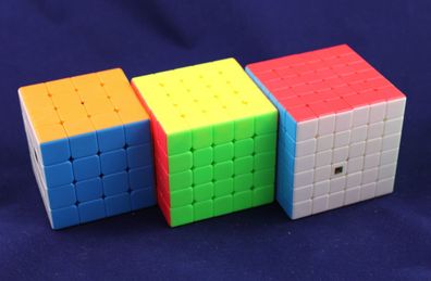 MoYu Meilong Set 4x4, 5x5, 6x6 - stickerless - Zauberwürfel Rubiks Speedcube Ma