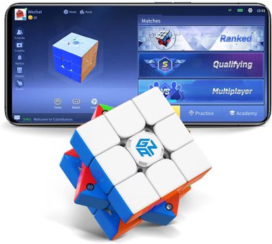 GAN 356 i3 3x3 Smartcube - Zauberwürfel Rubiks Speedcube Magic