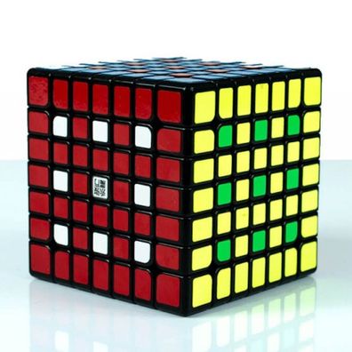 YJ Yufu V2M 7x7 magnetic - black - Zauberwürfel Rubiks Speedcube Magic
