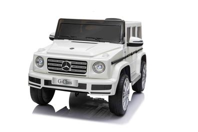 Mercedes G500 G-Klasse Kinderfahrzeug Elektrofahrzeug Kinderelektrofahrzeug 12V Weiß