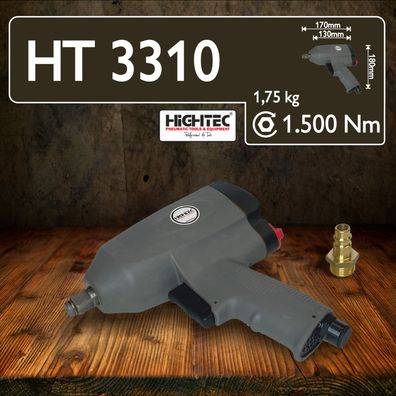 1/2" Schlagschrauber Druckluft Hightec bis zu 1.500 Nm Losbrechmoment - nur 1,75kg