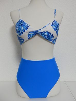 Cupshe Bikini mit Blättern Muster Gr. M