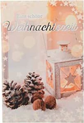 Weihnachtskarte mit Musik und Licht 11338 Motiv 010