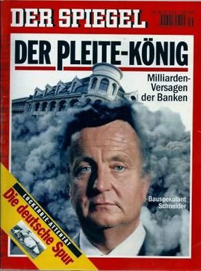 Der Spiegel Nr. 16 / 1994 Der Pleite-König - Milliarden-Versagen der Banken