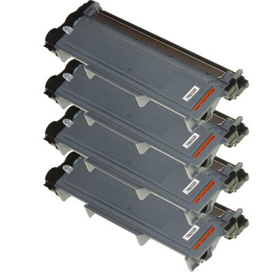 Kompatibel Brother TN-2320 XL Toner Multipack 4 schwarze Tonerpatronen für je ...