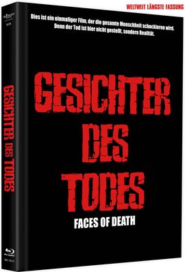 Gesichter des Todes (LE] Mediabook Cover A (Blu-Ray & DVD] Neuware