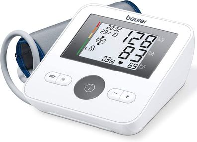 Oberarm-Blutdruckmessgerät mit Manschettensitzkontrolle, für Oberarmumfänge von