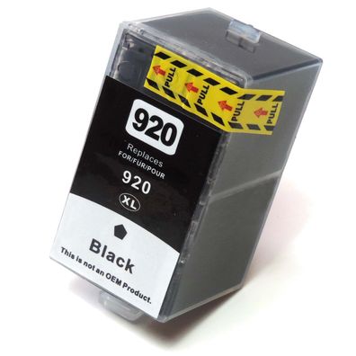 Kompatibel HP 920XXL, CD975AE BK Schwarz Black Druckerpatrone für 1.200 Seiten ...