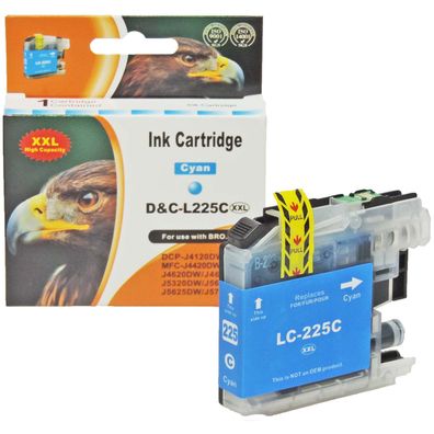 Kompatibel Druckerpatrone Brother LC225XL-C von D&C