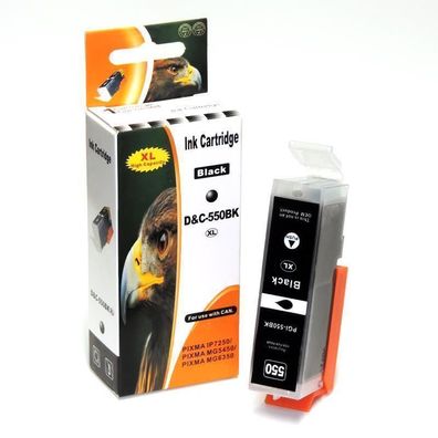 PGI- 550 PGBK XL Tinte kompatibel für Canon Pixma MG5450 Drucker