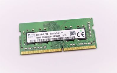 SK Hynix 8GB 2666MHz DDR4 SODIMM Arbeitsspeicher ?HMA81GS6DJR8N-VK