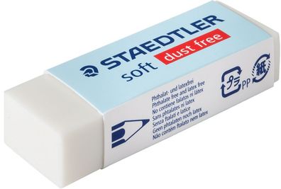 Staedtler Kunststoff-Radierer soft S20 weiß