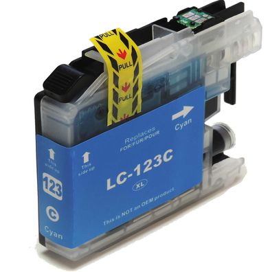 LC123C XL-Patrone Tinte für Brother MFC-J245 kompatibel von D&C