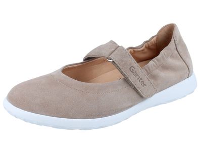 GANTER Gabby G Damen Slipper beige taupe/ Casualvelour